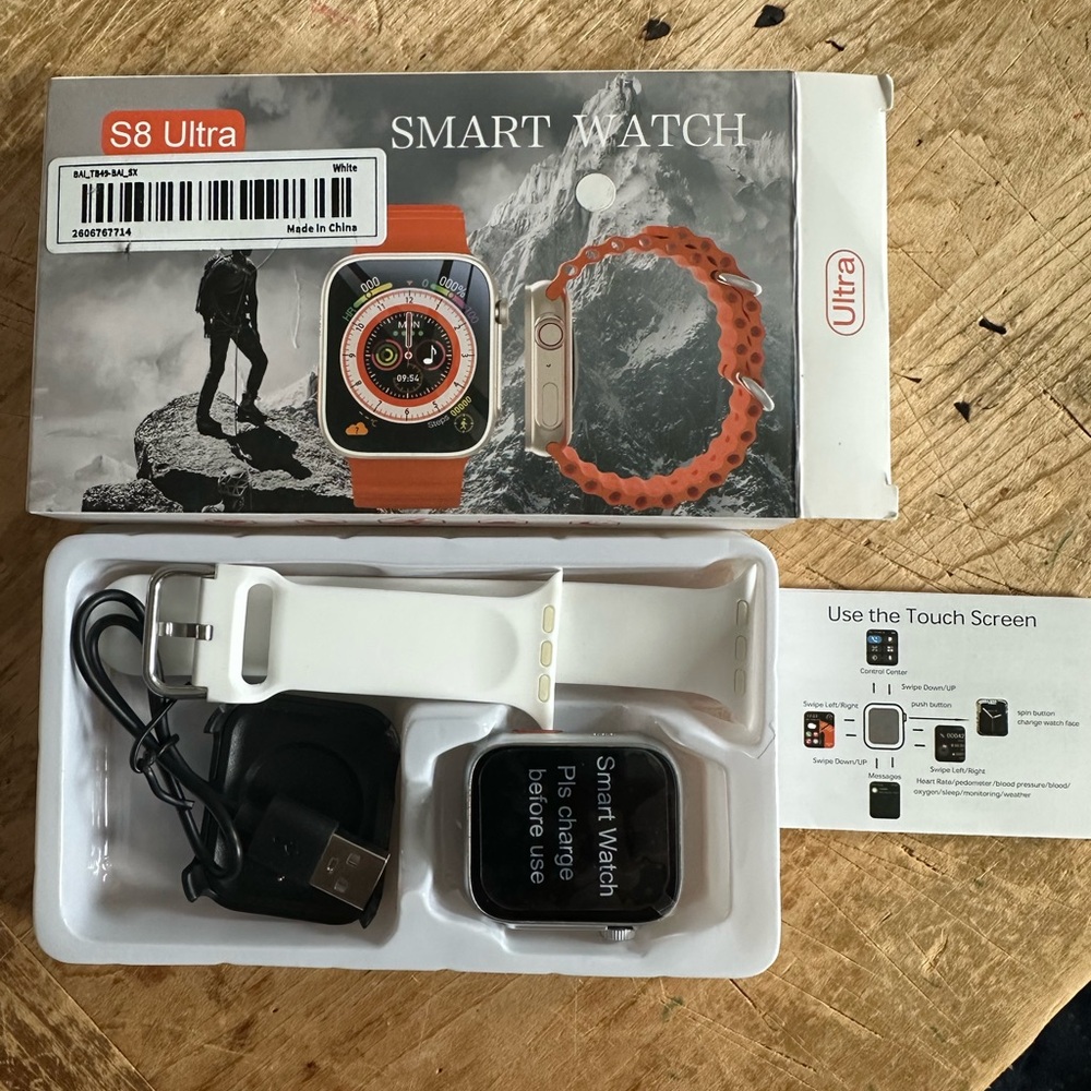 Smart Watch S8 Ultra - White